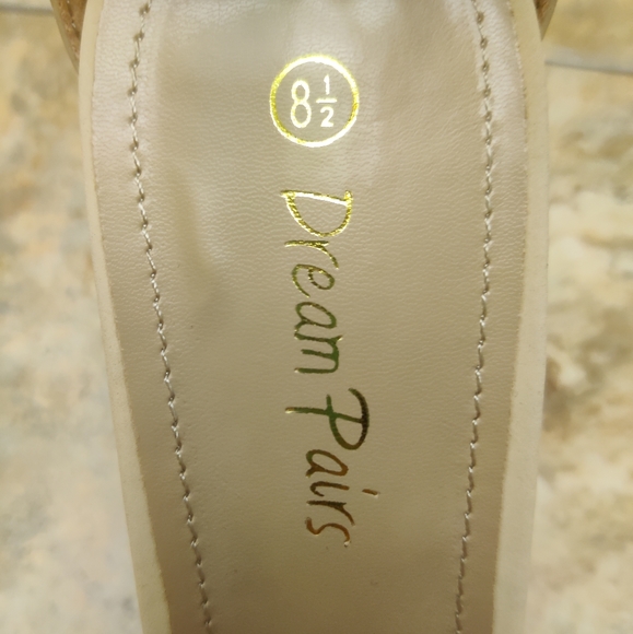 Nude Open-Toe Ankle Strap Heel - Picture 3 of 6